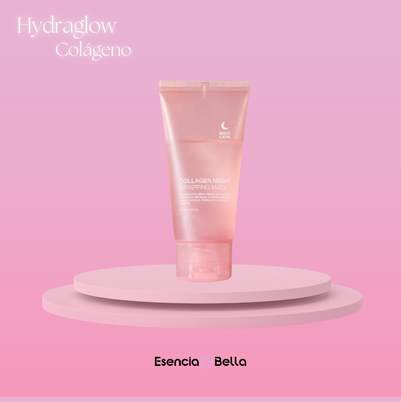 HydraGlow™ Masque au Collagène - Hydratation et Éclat en Une Application !