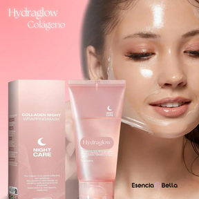 HydraGlow™ Masque au Collagène - Hydratation et Éclat en Une Application !